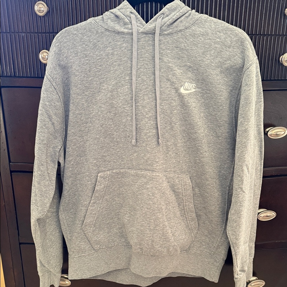 Nike Men's Heather Gray Hoodie - size Medium